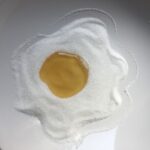 sugar with honey in the middle of it looking like a fried egg
