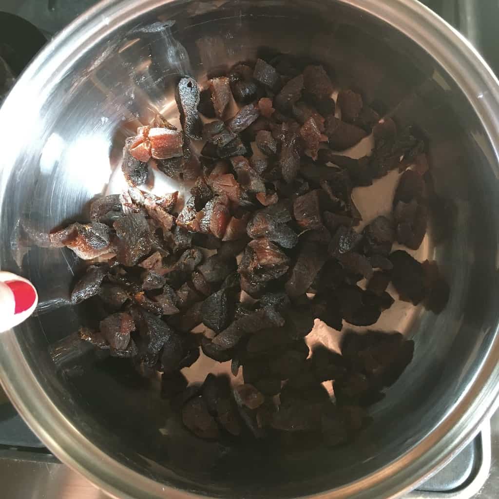 candying dried apricots