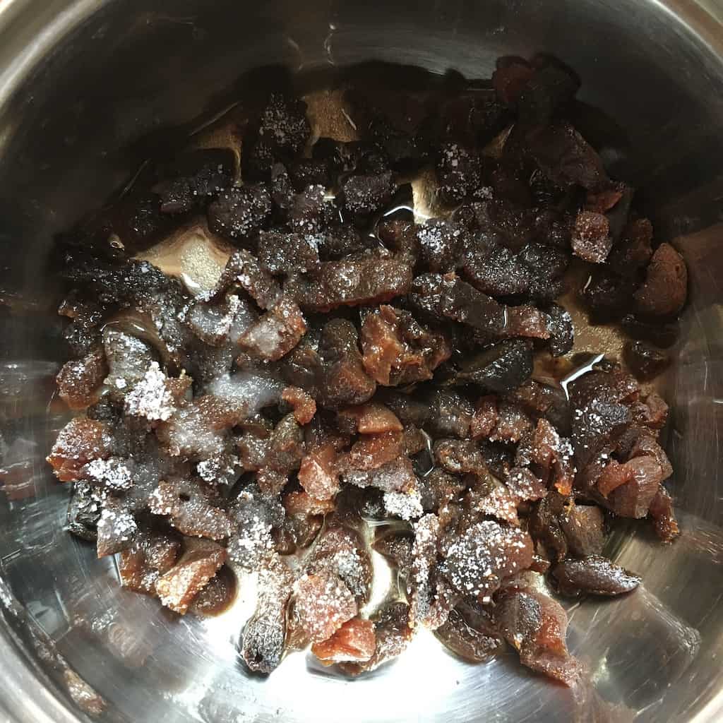 candying dried apricots