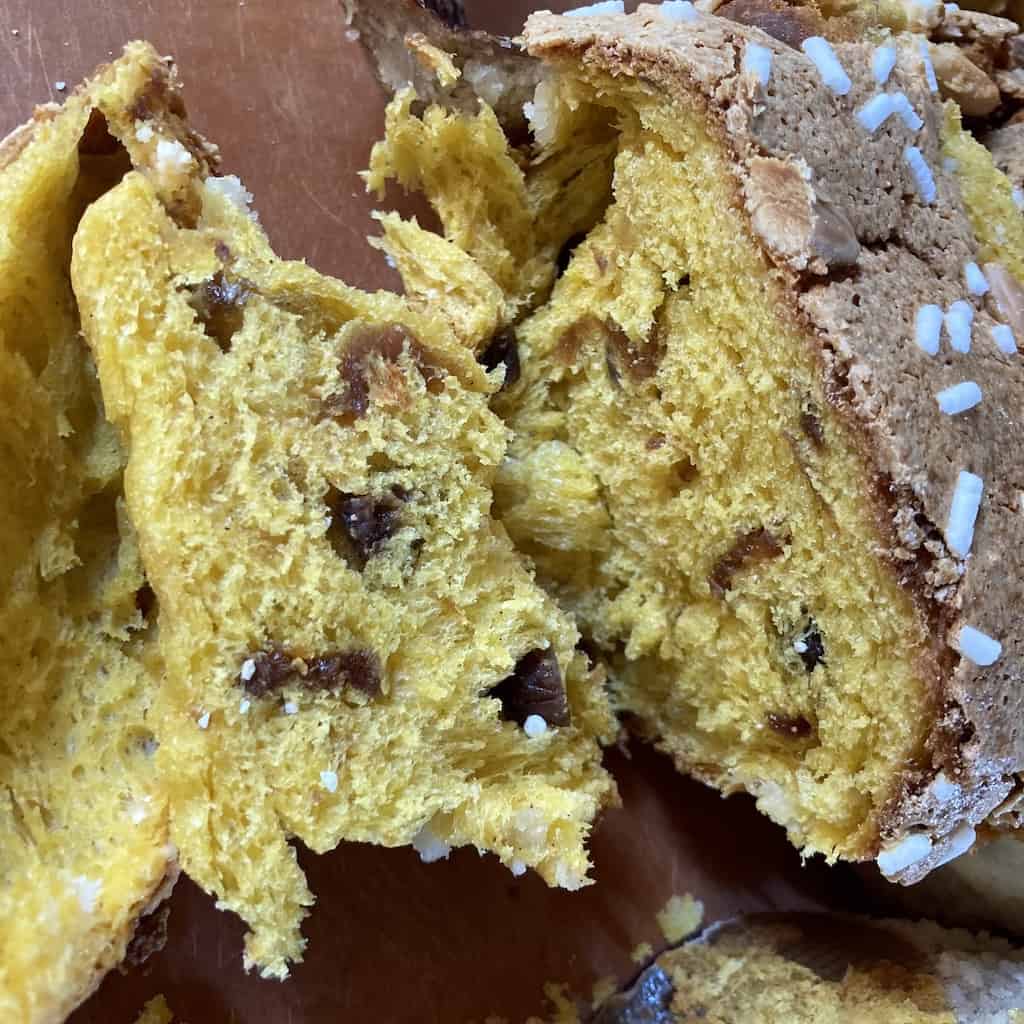 Biting at the bits easter dove bread made completely from scratch the Italian artisanal way.