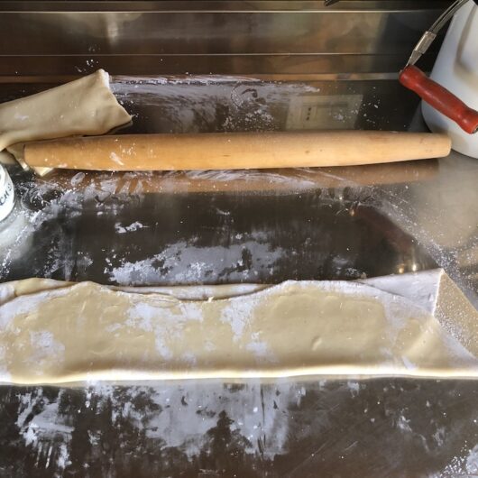 completely folded up wonton dough