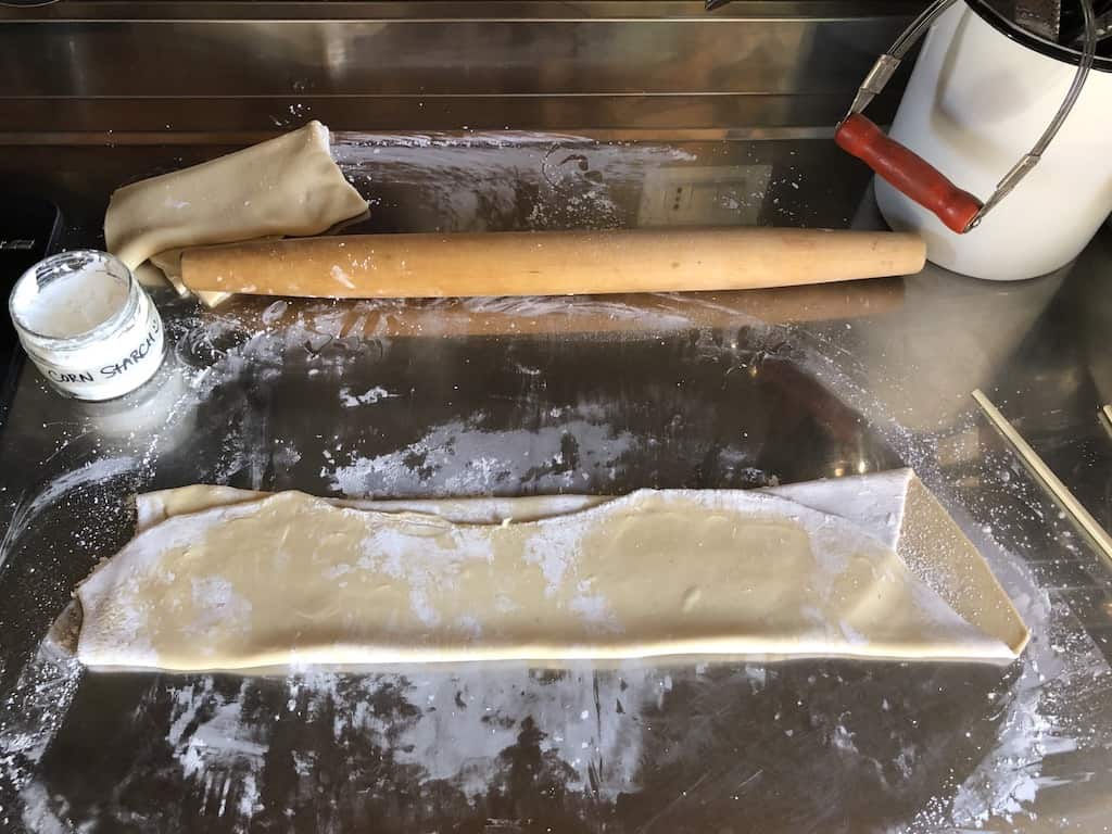 completely folded up wonton dough