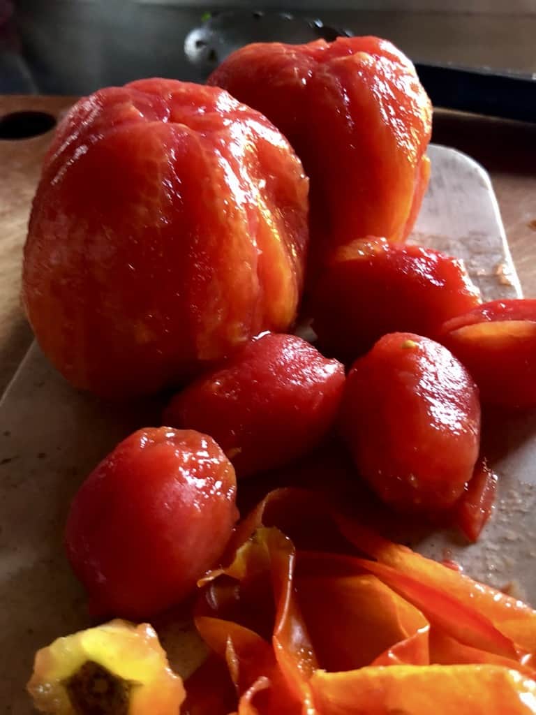 peeled whole tomatoes