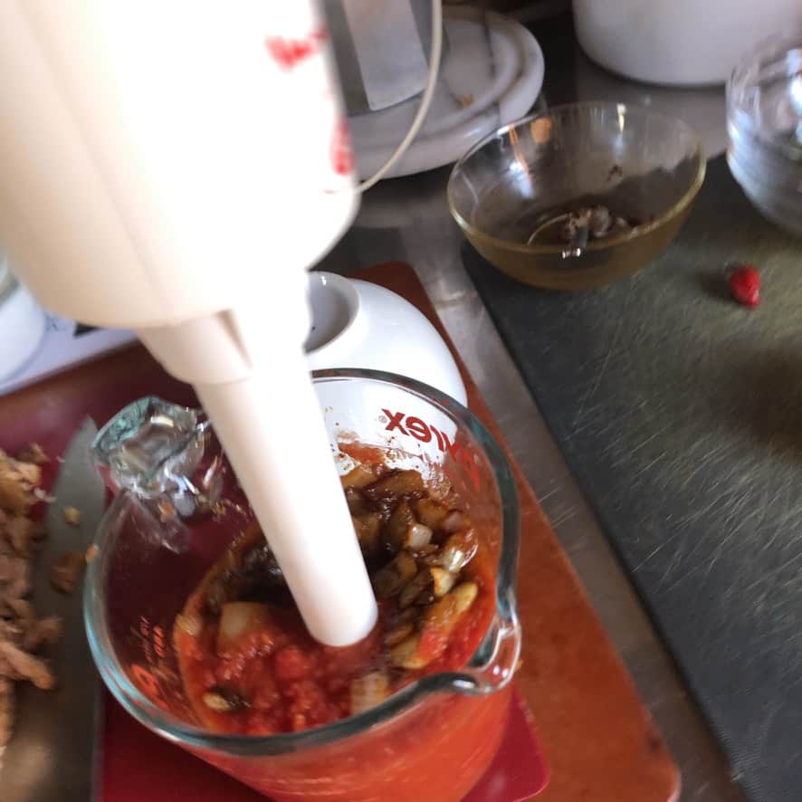 diy chipotle in adobo sauce added to the sauteed onion and spice mixture added to softened onion and spice mixture