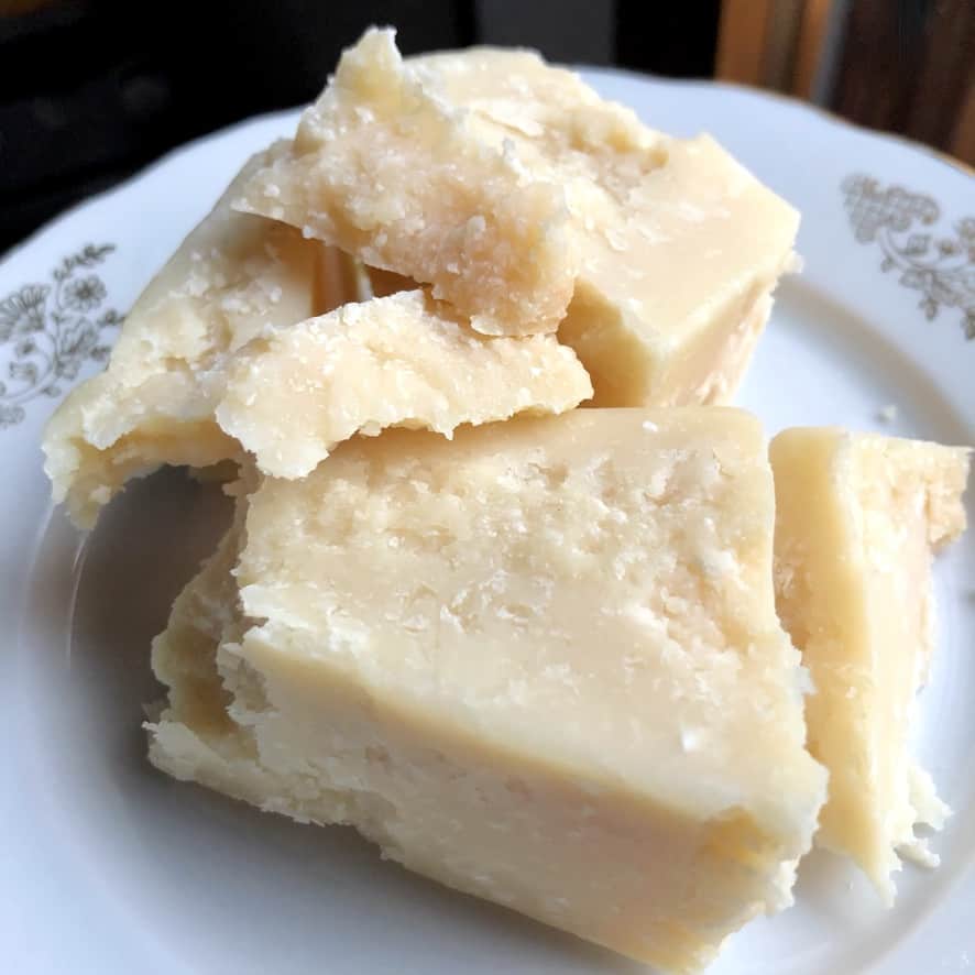 large chunks of 24month Parmigiano-Reggiano Cheese