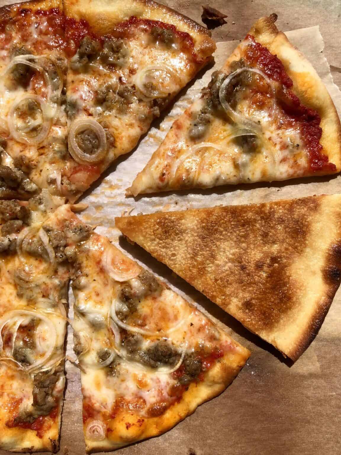 Best ThinCrust Pizza Dough Recipe (Using Bread Flour) Biting at the Bits