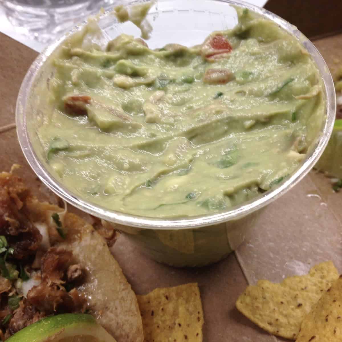 Ultra creamy and smooth guacamole made with red onions.

